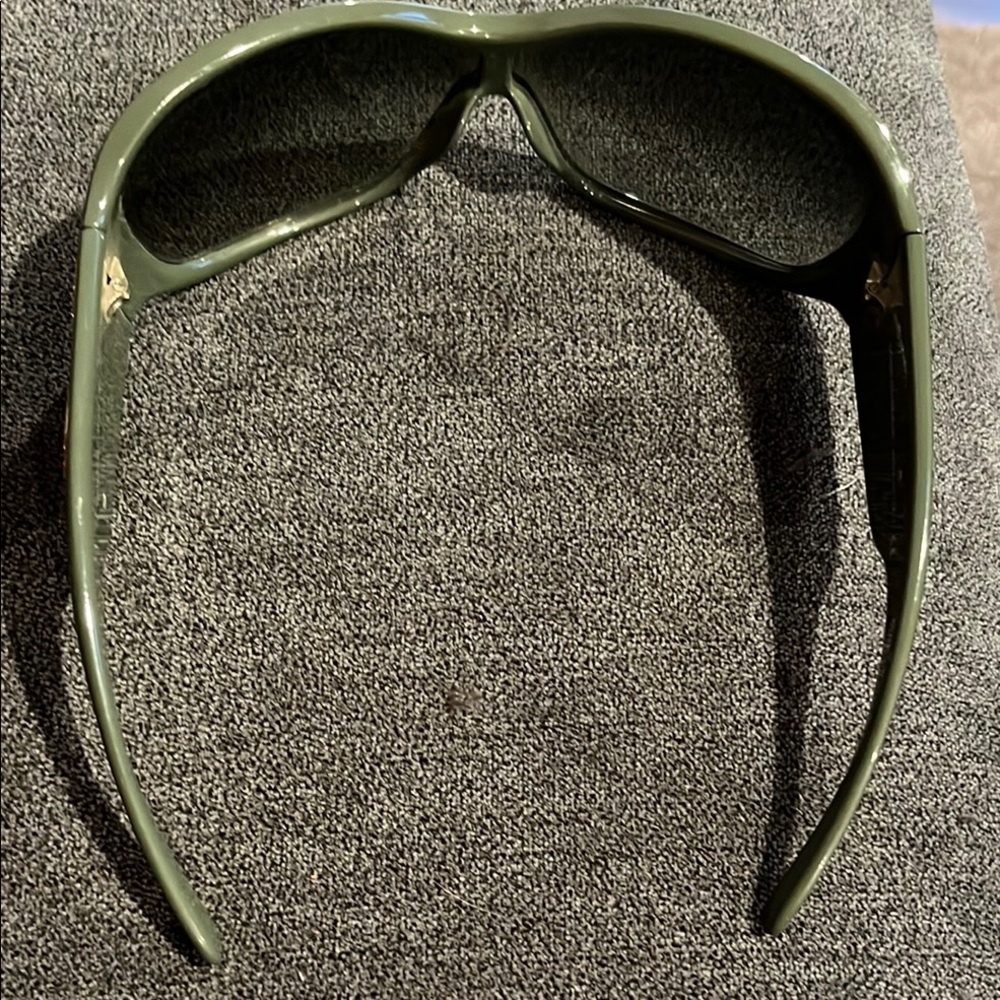 Dolce Gabbana Olive Green sheild Sunglasses - Picture 12 of 16
